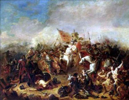 Battle of Hastings on 14th October 1066