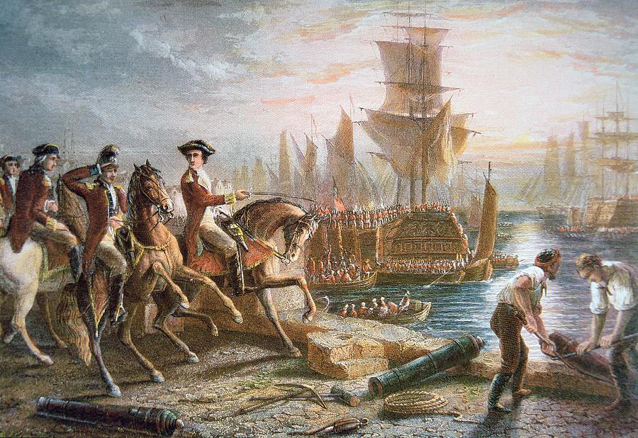 'Evacuation Day': the British leave Boston: American Revolutionary War