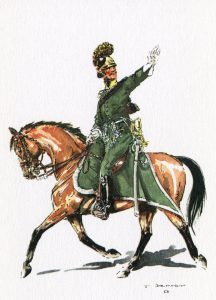 Dutch Light Dragoon: Battle of Waterloo on 18th June 1815