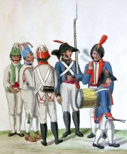 Spanish Soldiers: Battle of Barossa on 5th March 1811 in the Peninsular War: picture by Cristoph and Cornelius Suhl