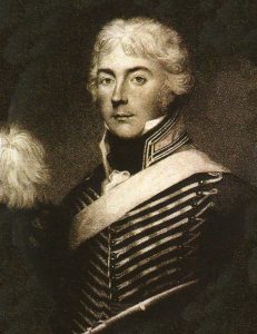 Lieutenant Colonel Charles Taylor of the 20th Light Dragoons killed at the Battle of Vimeiro on 21st August 1808 in the Peninsular War