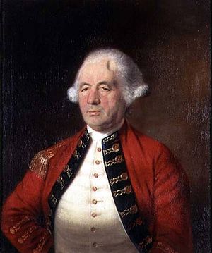 Major General Augustin Prévost, British commander at the Siege of Savannah September and October 1779 in the American Revolutionary War