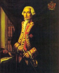 Don Juan de Langara, Spanish Admiral at the 'Moonlight Battle' on 16th January 1780: the Great Siege of Gibraltar from 1779 to 1783 during the American Revolutionary War