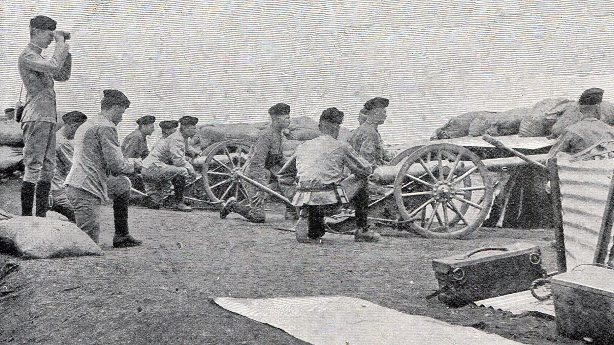 Royal Artillery 7 pounder mountain guns: Siege of Kimberley, 14th October 1899 to 15th February 1900 during the Great Boer War