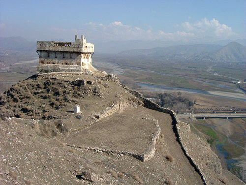 Signalling Tower above Chakdara Fort: Malakand Rising, 26th July to 22nd August 1897 on the North-West Frontier of India