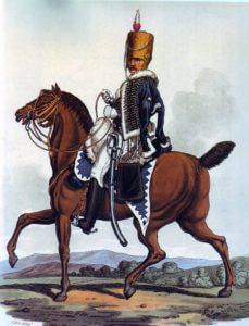 18th Light Dragoons: Battle of Vitoria on 21st June 1813 during the Peninsular War: picture by Charles Hamilton Smith
