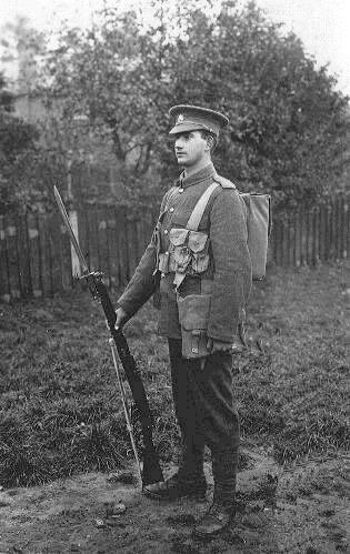 Private of the Coldstream Guards in 1914: Battle of Landrecies on 25th August 1914 in the First World War