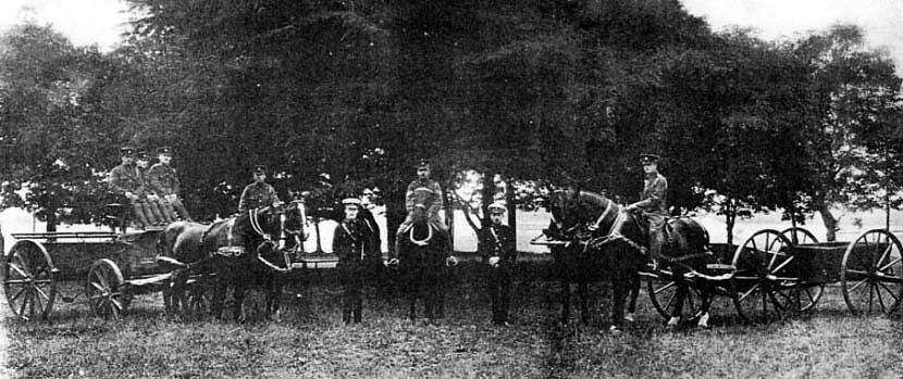 Transport section, 2nd Royal Munster Fusiliers in Tidworth in 1912: Battle of Étreux on 27th August 1914 in the First World War