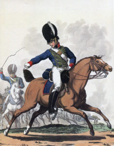 Royal Horse Artillery: Battle of Fuentes de Oñoro 3rd to 5th May 1811 in the Peninsular War: picture by Charles Hamilton Smith