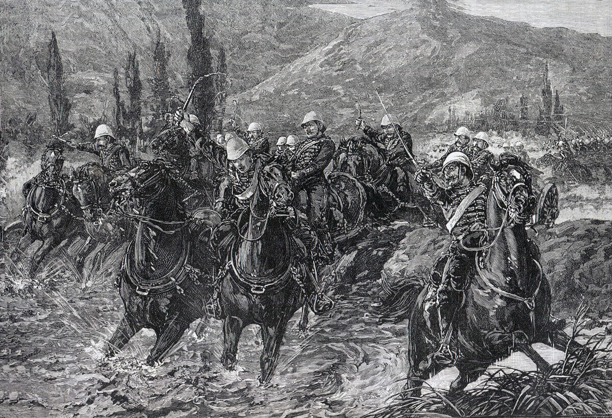 Royal Horse Artillery in the Chardeh Valley: Battle of Kabul December 1879 in the Second Afghan War