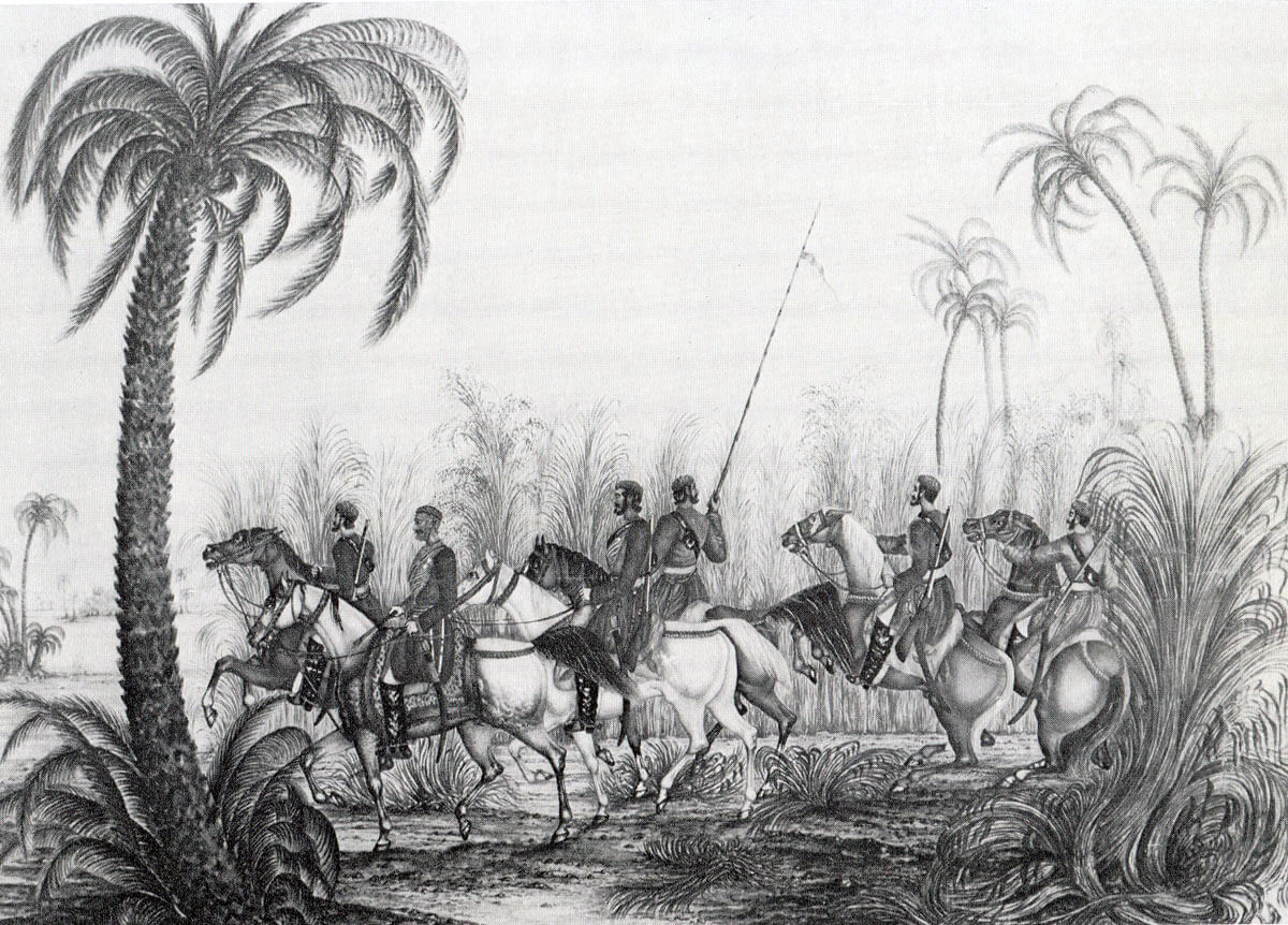 Patrol of Bengal Irregular Horse: Battle of Moodkee on 18th December 1845 during the First Sikh War
