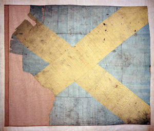 Standard of the Appin Stewarts: Battle of Culloden 16th April 1746 in the Jacobite Rebellion