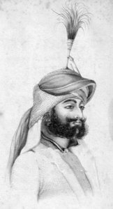 Shere Singh, Sikh commander at the Battle of Goojerat on 21st February 1849 during the Second Sikh War