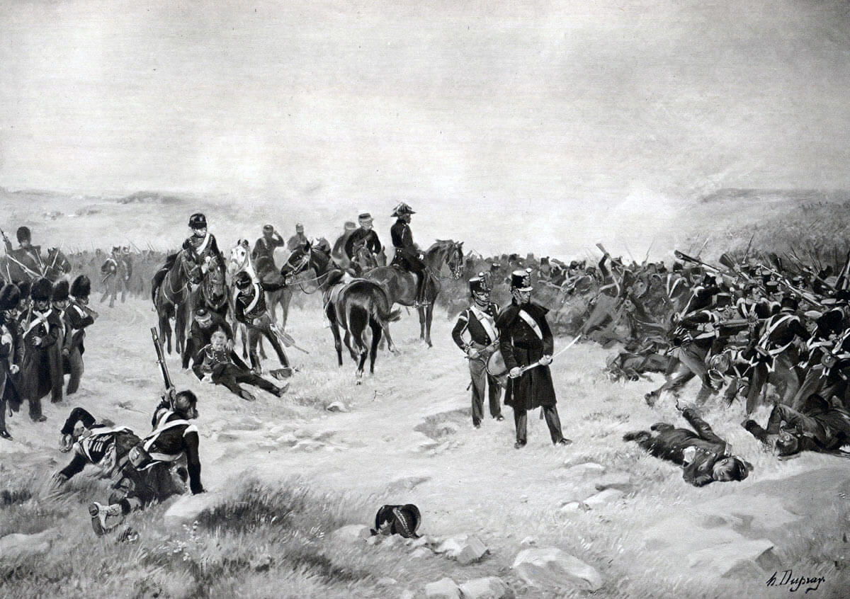 Battle of Inkerman on 5th November 1854 in the Crimean War: picture by Henri Dupray
