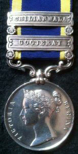 Punjab Campaign, 1848-9 Medal: Battle of Chillianwallah on 13th January 1849 during the Second Sikh War