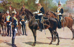 17th Lancers: Battle of Ulundi on 4th July 1879 in the Zulu War: picture by Harry Payne