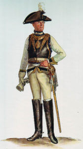 Prussian Kürassier-Regiment von Gessler No 4: Battle of Soor 30th September 1745 in the Second Silesian War: picture by Adolph Menzel