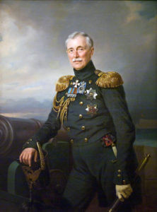 Prince Menshikov, Russian commander-in-chief in the Crimea: the Battle of the Alma on 20th September 1854 during the Crimean War