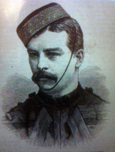 Captain Darley, 4th Dragoon Guards, Heavy Regiment of the Camel Corps, killed at the Battle of Abu Klea fought on 17th January 1885 in the Sudanese War