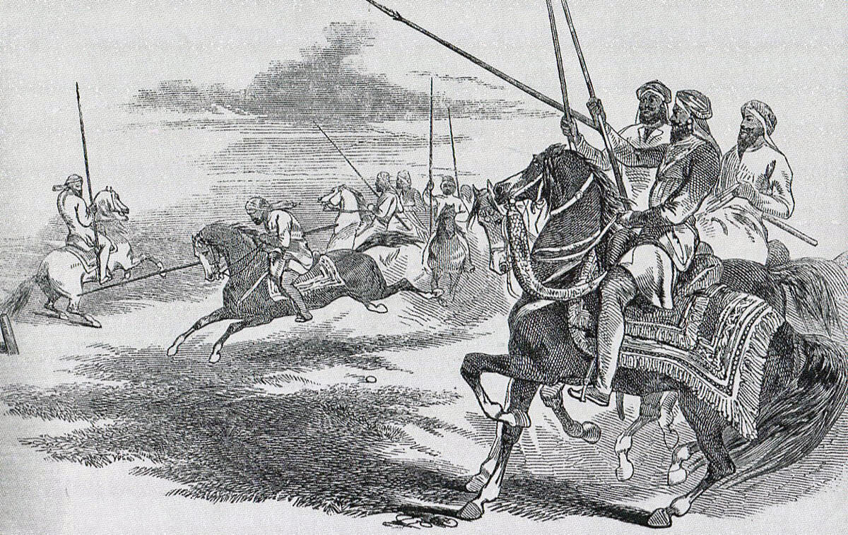 Sikh cavalry: Battle of Ramnagar on 22nd November 1848 during the Second Sikh War
