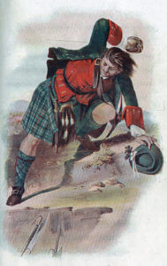 Highlander: Battle of Culloden 16th April 1746 in the Jacobite Rebellion