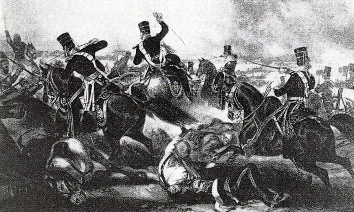 3rd King's Own Light Dragoons at the Battle of Chillianwallah on 13th January 1849 during the Second Sikh War