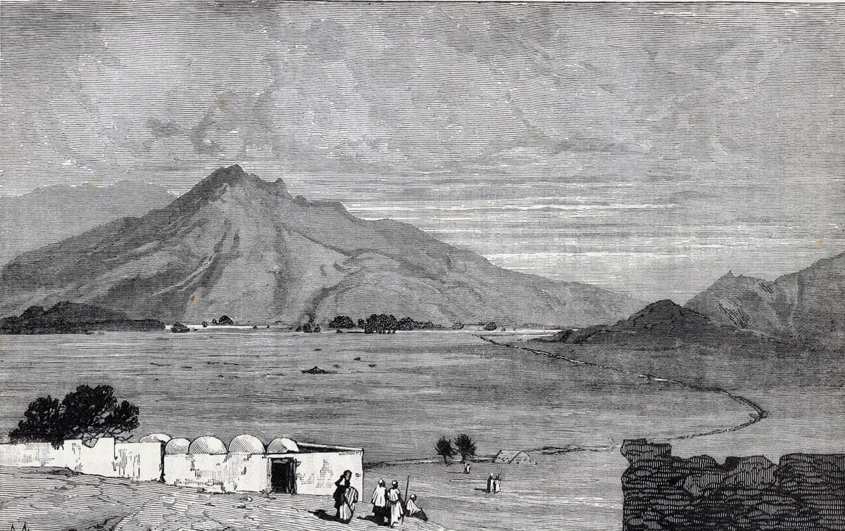 Battlefield of the Battle of Maiwand on 26th July 1880 in the Second Afghan War