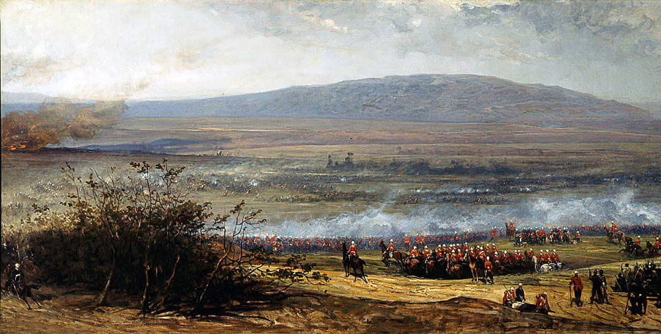 Battle of Ulundi on 4th July 1879 in the Zulu War
