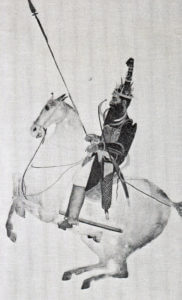 Mounted Sikh warrior: Battle of Goojerat on 21st February 1849 during the Second Sikh War