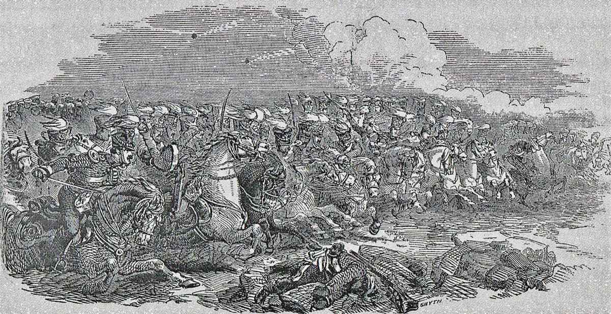 14th King's Light Dragoons at the Battle of Ramnagar on 22nd November 1848 during the Second Sikh War