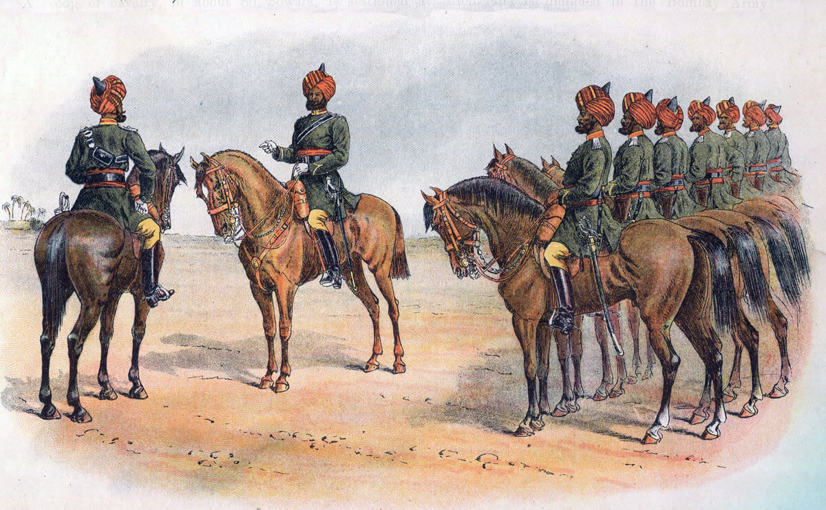 Scinde Horse of the Bombay Army: Battle of Maiwand on 26th July 1880 in the Second Afghan War