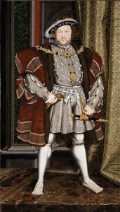 King Henry VIII of England: portrait by Hans Holbein: Battle of Flodden on 9th September 1513