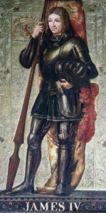King James IV of Scotland, the commander of the Scottish army at the Battle of Flodden in 1513; his death at the battle, with many of his nobles and soldiers, plunged Scotland into crisis for many years