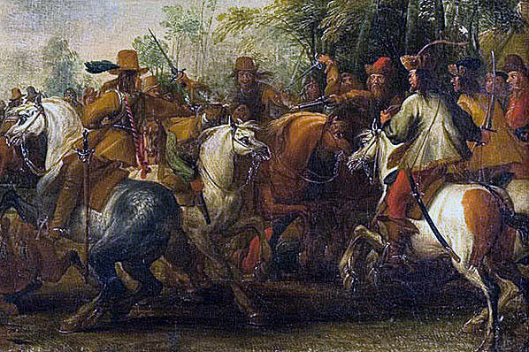 Battle of Chalgrove 18th June 1643 in the English Civil War
