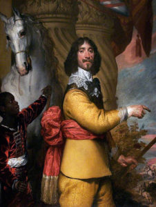 Lord Byron, commander of the Royalist right wing at the Battle of Marston Moor on 2nd July 1644 in the English Civil War