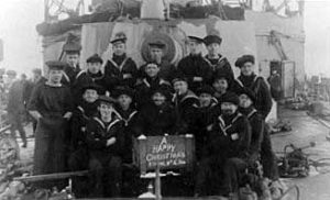 Members of the crew from HMS Black Prince sunk at the Battle of Jutland 31st May 1916 with all hands