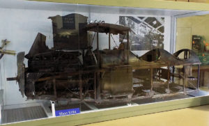 Remains of the Short 184 Seaplane flown by Flight Lieutenant Rutland in the opening minutes of the Battle of Jutland on 31st May 1916 (see Battle of Jutland Part II) damaged in the Blitz in 1940