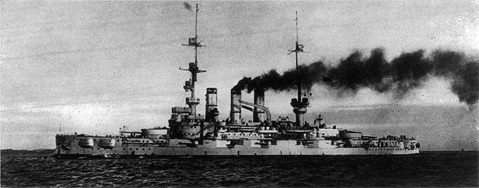 German Battleship SMS Pommern torpedoed in the early hours of 1st June 1916 Battle of Jutland by British 12th Destroyer Flotilla with the loss of her crew