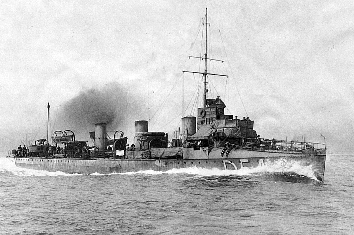 German Torpedo Boat/Destroyer at Sea in the First World War