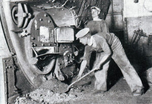 Stokers on a British battle ship 1916