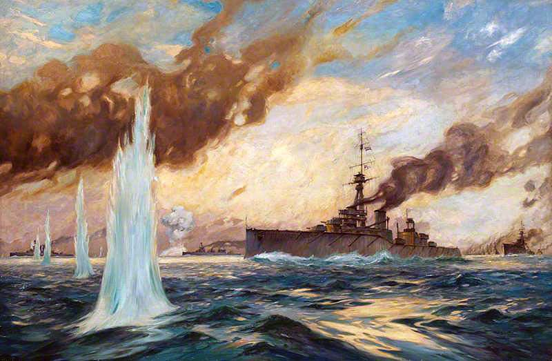 German Battle Cruiser’s ‘Ran an den feind’ or Suicide Attack