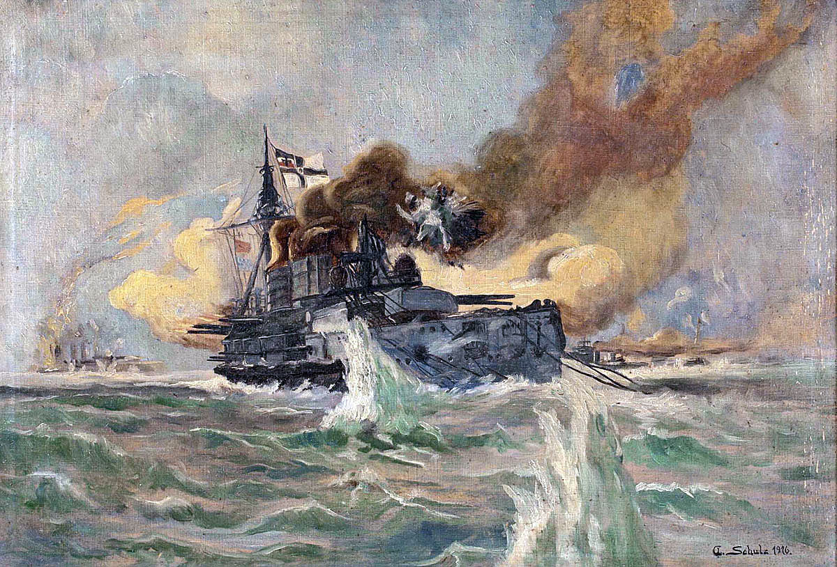 German battle cruiser by G. Schulz