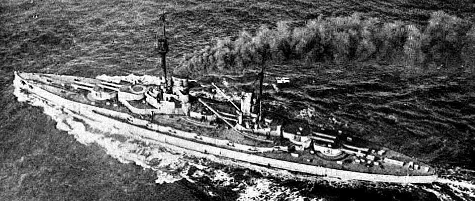 German Battleship SMS Grosse Kurfurst. Kurfurst fought at the Battle of Jutland on 31st May 1916