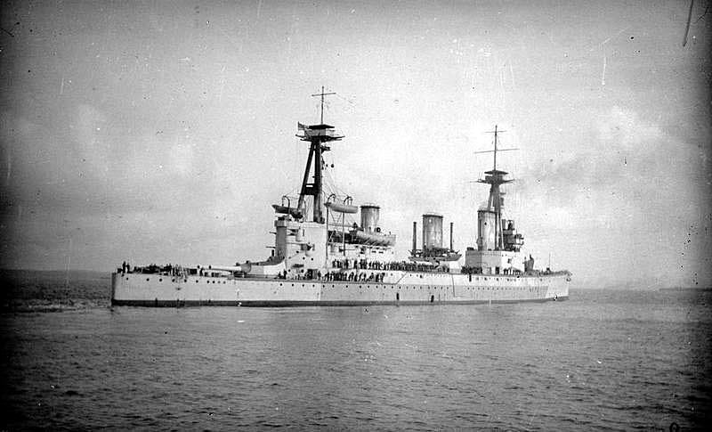 HMS Infefatigable, sunk at the Battle of Jutland 31st May 1916