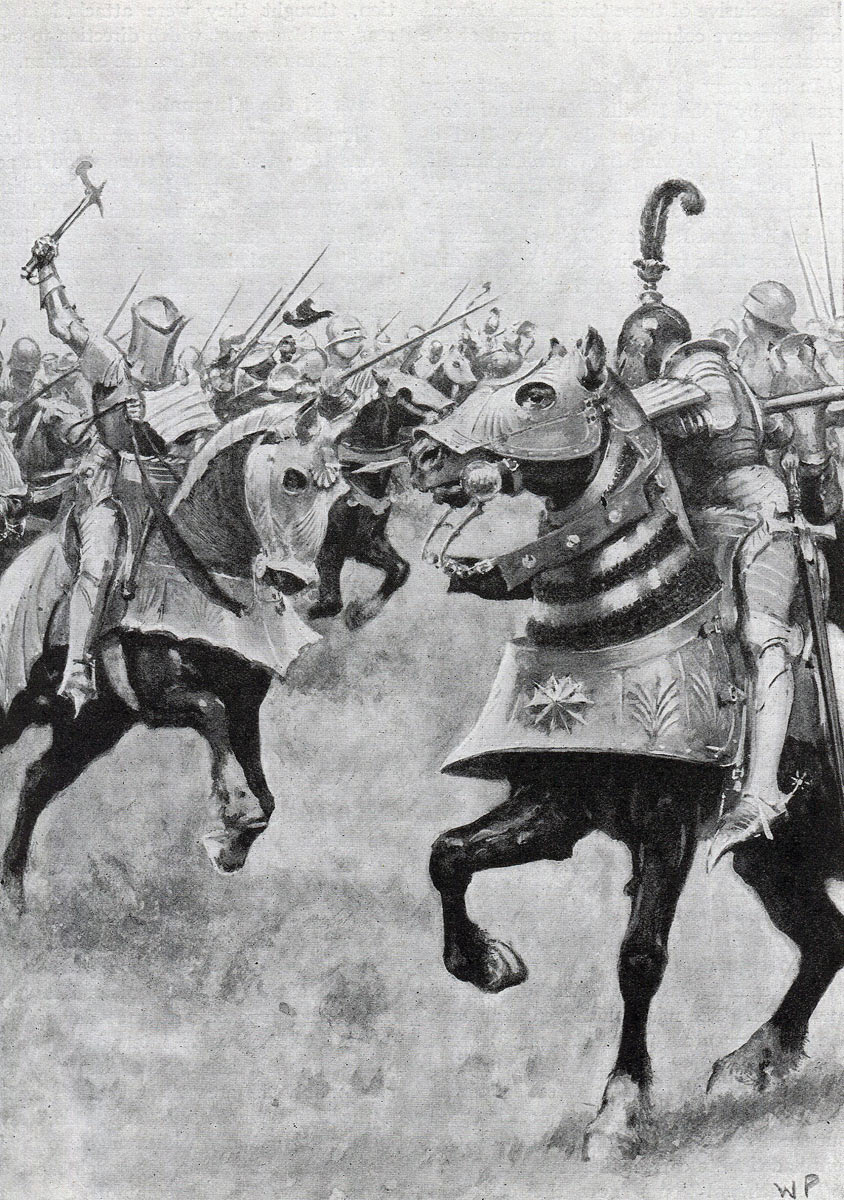 Battle of Barnet on 14th April 1471 in the Wars of the Roses