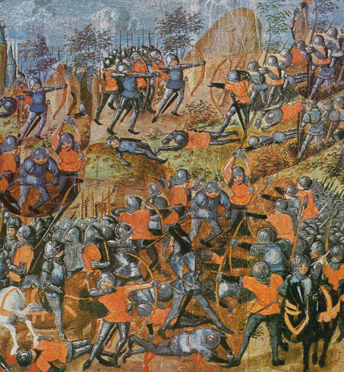 Battle of Barnet on 14th April 1471 in the Wars of the Roses