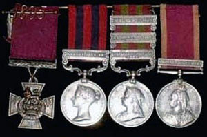 Captain Whitchurch's medals: Siege and Relief of Chitral, 3rd March to 20th April 1895 on the North-West Frontier of India