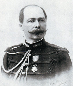 General le Comte de Villebois-Mareuil, the retired French general said to have planned the Boer defences at the Battle of Colenso on 15th December 1899