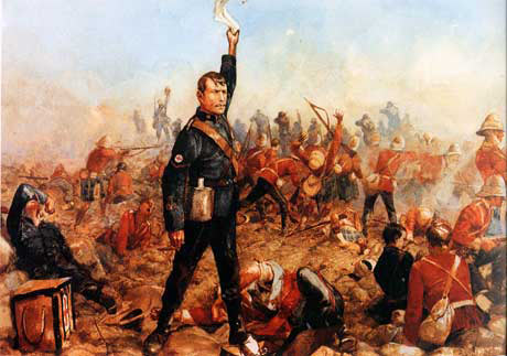 Lance Corporal Joseph John Farmer at the Battle of Majuba Hill on 27th February 1881 in the First Boer War