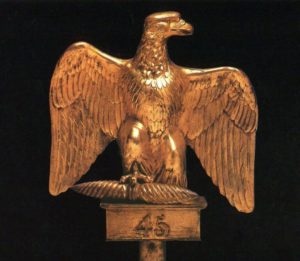 Eagle of the French 45th of the Line, captured by the Royal Scots Greys at the Battle of Waterloo on 18th June 1815